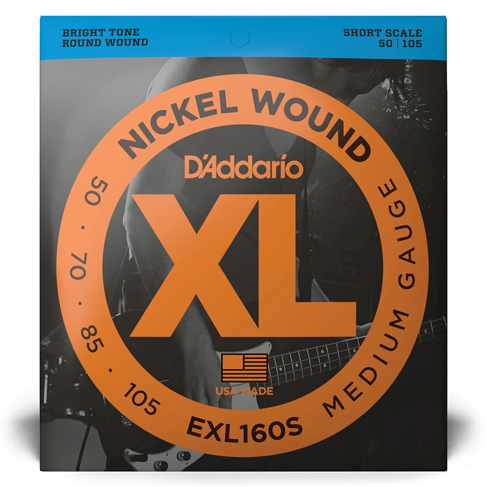 D´Addario EXL160S Short Scale 50-105 Bass-Set